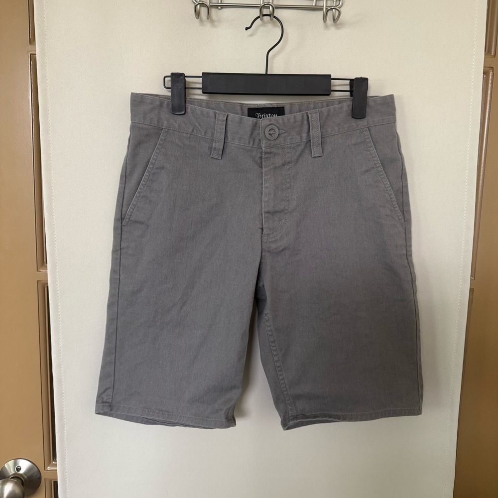 Brixton Men's 30 Grey Toil II Chino‎ Short